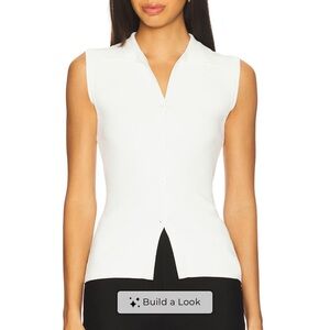 Elanor Button Up Top in White